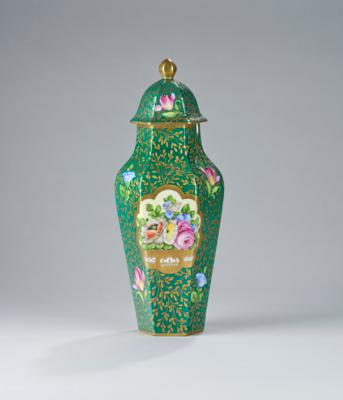 A Covered Vase, Saxon Porcelain Manufactory, - A Styrian Collection II