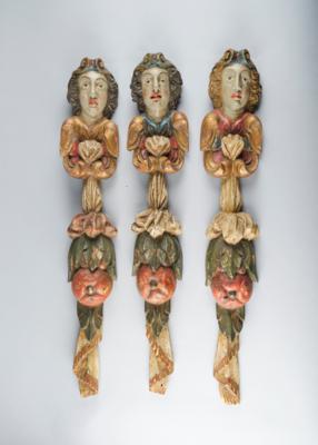Three Winged Angel’s Heads with Festoons, - A Styrian Collection II