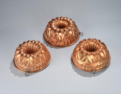 Three Gugelhupf Moulds, - A Styrian Collection II
