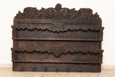 A Large Rustic Plate Rack, - A Styrian Collection II