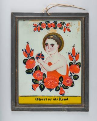 A Reverse Glass Painting, “Christus als Kind”, - A Styrian Collection II
