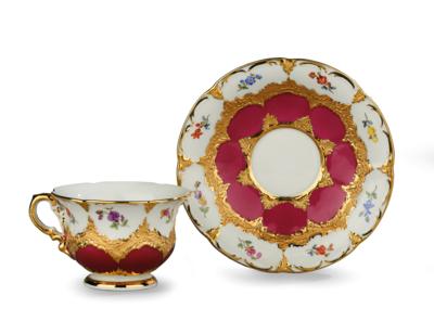 A Mocha Cup with Saucer, Meissen 1971, - A Styrian Collection II