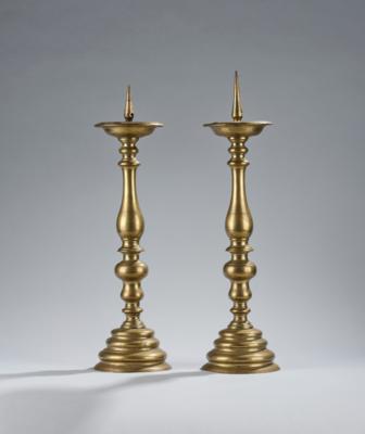 A Pair of Baroque Candleholders, - A Styrian Collection II
