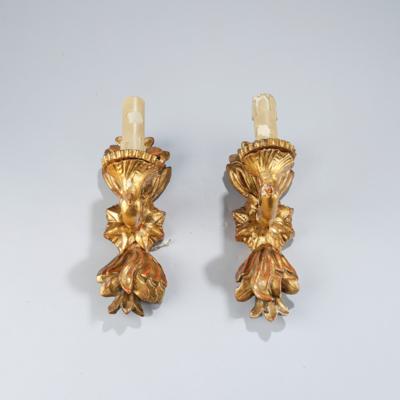 A Pair of Appliques Wired for Single Light, - A Styrian Collection II