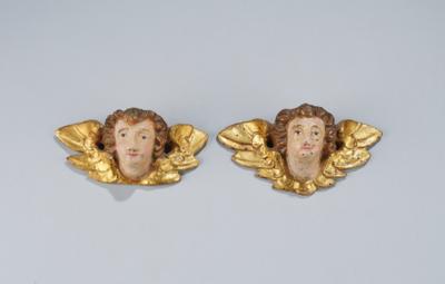 A Pair of Small Winged Angel’s Heads, - A Styrian Collection II