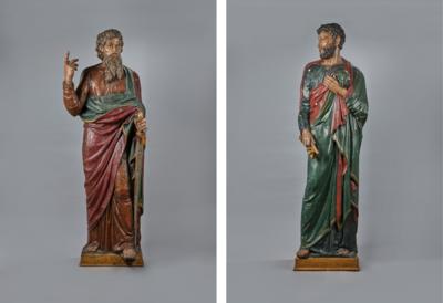 An Over-Lifesize Saint Peter and Saint Paul, - A Styrian Collection II