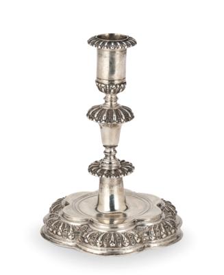 A Candlestick from Augsburg, - A Viennese Collection