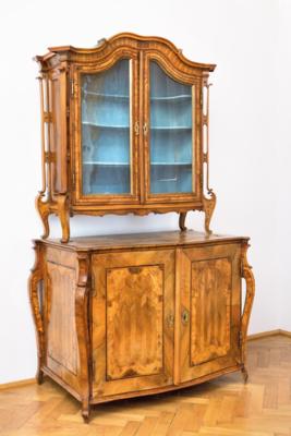 A Baroque Display Cabinet, - A Viennese Collection