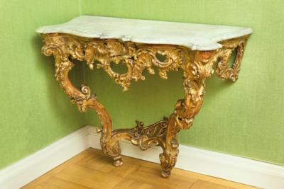 A Baroque Wall Console Table, - A Viennese Collection