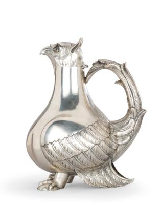 A Jug in the Shape of a Falcon, from Budapest, - A Viennese Collection