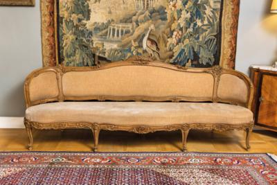 A Large Provincial Baroque Settee, - A Viennese Collection