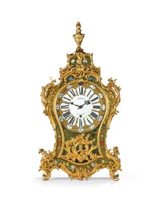 Große Rokoko Contre-Boulle Pendule, "Barillet à Paris", - Eine Wiener Sammlung