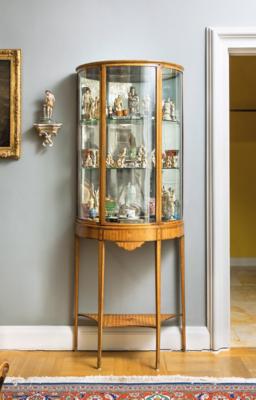 A Hemispherical Display Cabinet, - A Viennese Collection