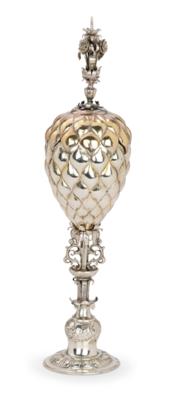 A Historicist Pineapple-Shaped Goblet, - A Viennese Collection