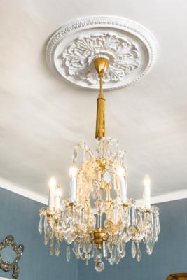 A Small Glass Chandelier in Crown Shape, - A Viennese Collection