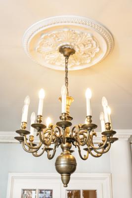 A Brass Chandelier in Flemish Style, - A Viennese Collection