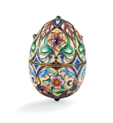 A Cloisonné Egg from Moscow, - Vídeňská Sbírka