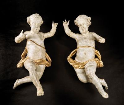 A Pair of Baroque Putti, - A Viennese Collection