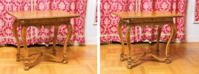 A Pair of Baroque Games Tables, - A Viennese Collection