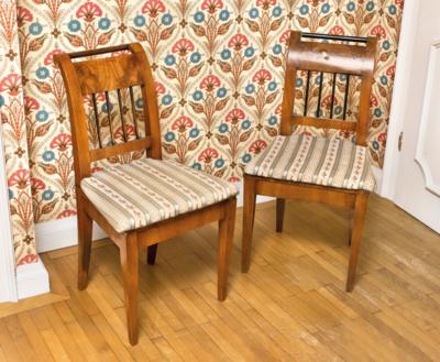 A Pair of Biedermeier Chairs, - Vídeňská Sbírka