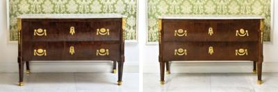 A Pair of Neo-Classical Chests of Drawers, - A Viennese Collection