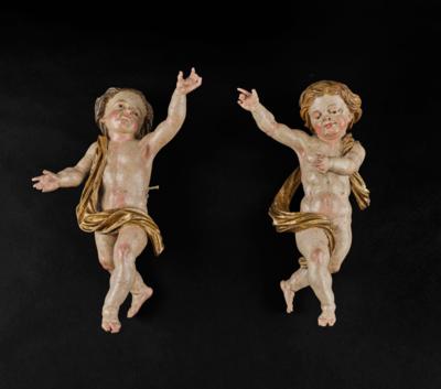 A Pair of Small Baroque Putti, - A Viennese Collection