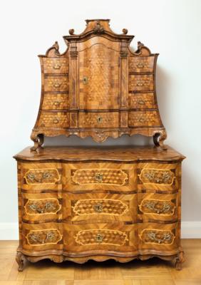A Magnificent Baroque Cabinet on Chest, - Vídeňská Sbírka