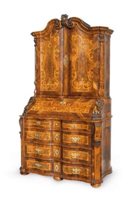 A Magnificent Baroque Cabinet on Chest, - A Viennese Collection