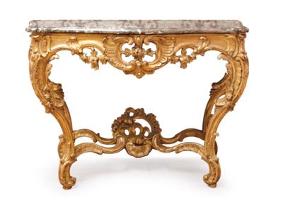A Late Baroque Console Table, - Una Collezione Viennese