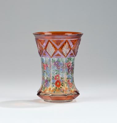 A Beaker with Glaze Painting, c. 1840, Friedrich Egermann (1777-1864), Blottendorf or Haida, Northern Bohemia, - A Viennese Collection II