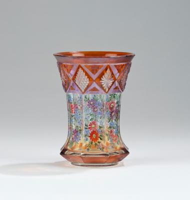 A Beaker with Glaze Painting, c. 1840, Friedrich Egermann (1777-1864), Blottendorf or Haida, Northern Bohemia, - Vídeňská Sbírka II