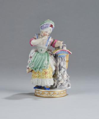 A Lady by a Column, Imperial Manufactory, Vienna 1844, - Una Collezione Viennese II