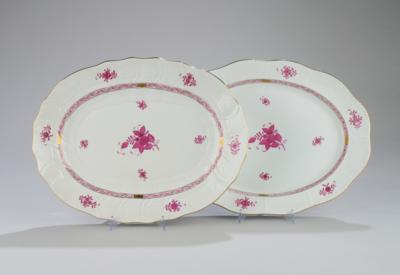 Herend - 2 Oval Platters 41 x 31 cm, - A Viennese Collection II