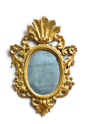 A Small Wall Mirror in Baroque Style, - Una Collezione Viennese II