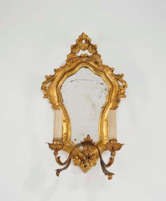 A Small Mirror Wall Applique in Italian Baroque Style, - Vídeňská Sbírka II