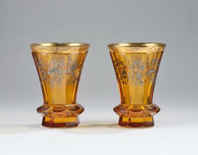 Two Beakers, Bohemia c. 1840/50, - Una Collezione Viennese II
