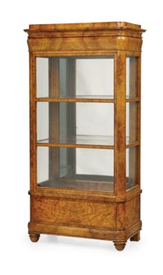 Spätbiedermeier Vitrine, - Sammlung Otto von Mitzlaff