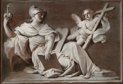 Attributed to Carlo Cignani - a pair (2) - Old Master Paintings