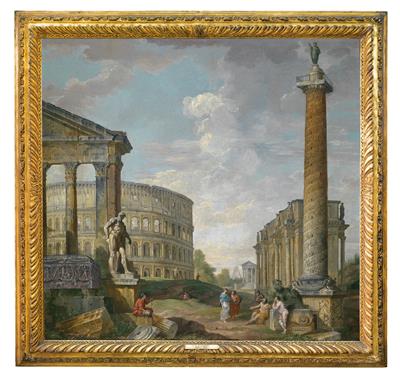 Attributed to Giovanni Paolo Panini - Old Master Paintings