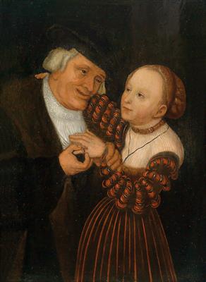 Seguace di Lucas Cranach il vecchio, - Dipinti antichi
