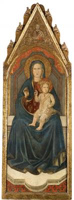 Master of the Straus Madonna (Ambrogio di Baldese?) - Dipinti antichi