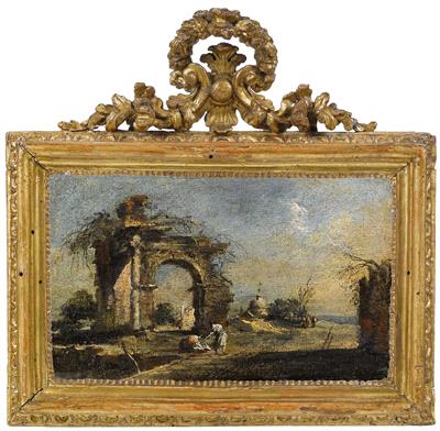 Francesco Guardi - 4 Gemälde (4) - Alte Meister