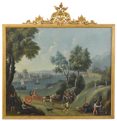 Venetian School, 18th century - three paintings (3) - Old Master Paintings