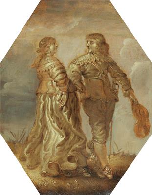 Adriaen Pietersz. van de Venne - ein Paar (2) - Alte Meister