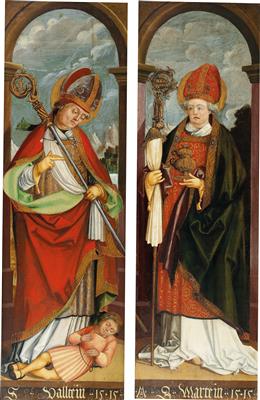 Tyrolian Master of 1515 - a pair (2) - Old Master Paintings