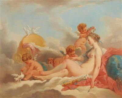 Manner of François Boucher, a pair (2) - Old Master Paintings