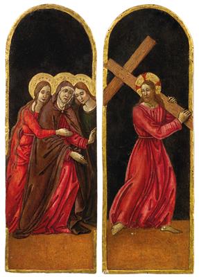 Domenico di Zanobi, called the Master of the Johnson Nativity, a pair (2) - Obrazy starých mistrů