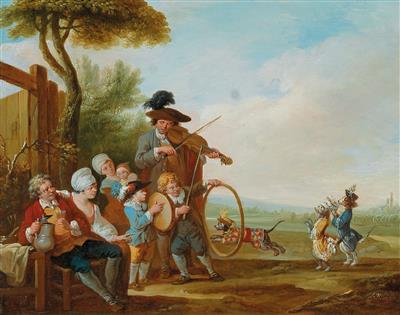 Louis Joseph Watteau - Pendants (2) - Alte Meister