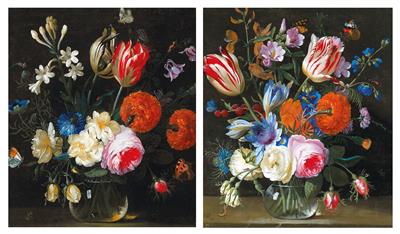 Gaspar Pieter Verbruggen II, a pair (2) - Old Master Paintings