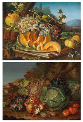 Maximilian Pfeiler, a pair (2) - Old Master Paintings